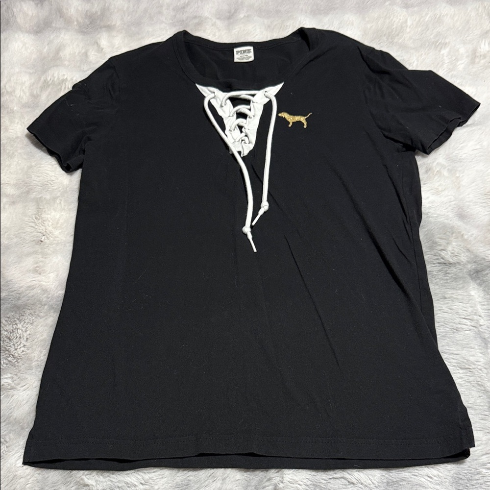 PINK Victoria's Secret Black Tee